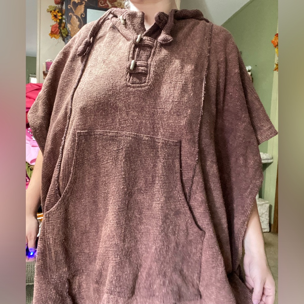 Mana kamana brown cotton nepal sweater - Picture 2 of 5